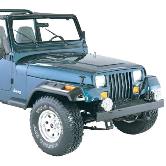 Bushwacker 10057-07 Front Cut-Out Fender Flares for 87-95 Jeep Wrangler YJ