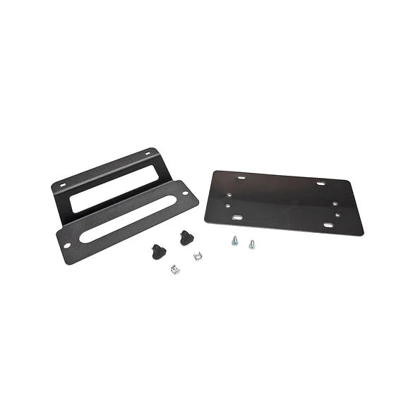 Load image into Gallery viewer, AEV 12301080AB Hawse Fairlead License Plate Bracket for EX/RX Front Bumper
