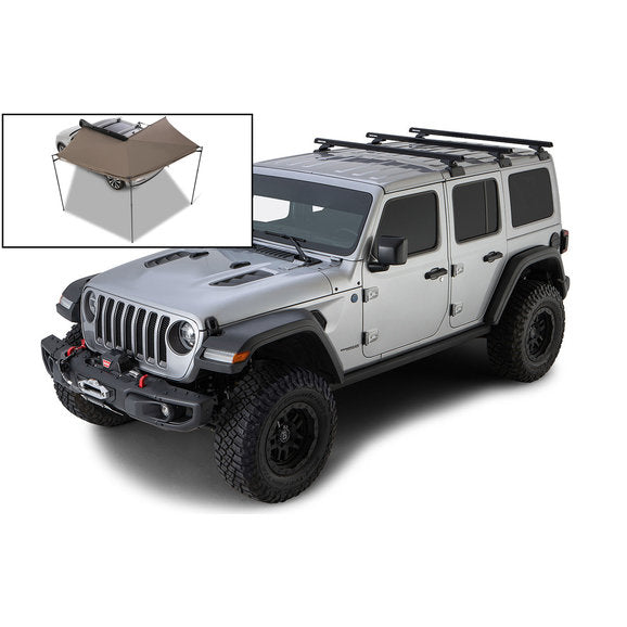 Load image into Gallery viewer, Rhino-Rack HD 59&quot; 3-Bar Backbone Roof Rack for 18-20 Jeep Wrangler JL Unlimited with Hardtop
