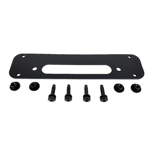 Mopar 82214787 Winch Fairlead Center Adapter Plate for 15-18 Jeep Wrangler JK with 10th Anniversary Front Bumper