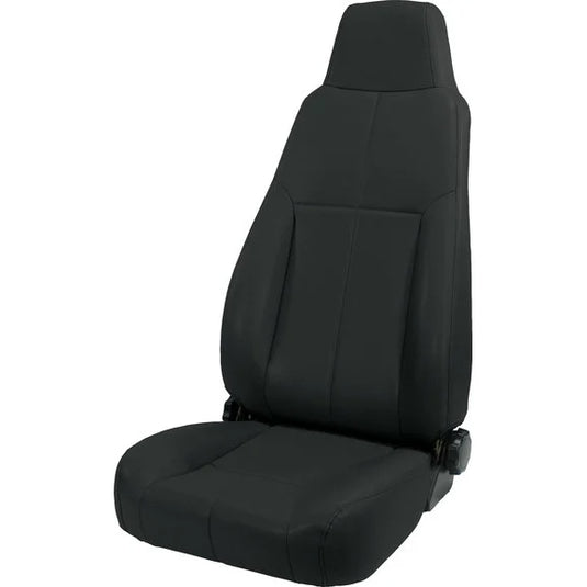 Rugged Ridge Factory-Look Vinyl Reclining Seat with Integrated Headrest for 76-02 Jeep CJ & Wrangler