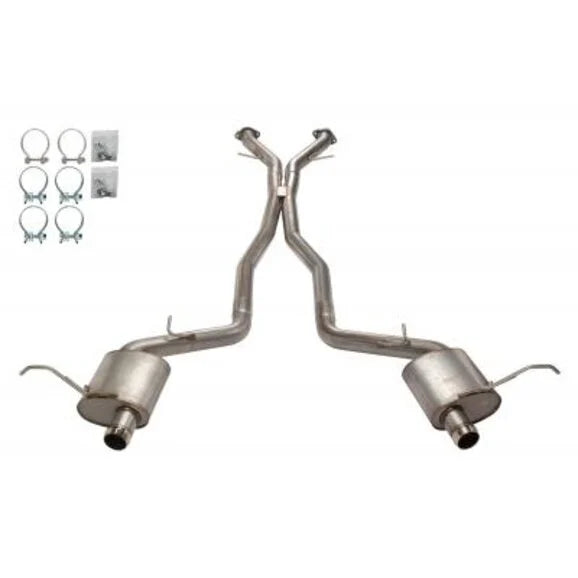 Pypes Performance Exhaust SJJ05M Super System Cat-Back Exhaust for 12-21 Jeep Grand Cherokee WK2