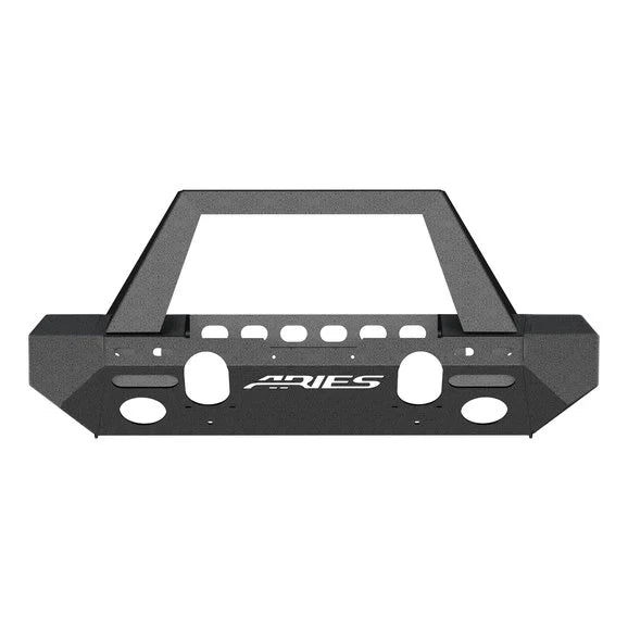 Load image into Gallery viewer, Aries TrailChaser Front Bumper with Grille Guard in Aluminum for 18-24 Jeep Wrangler JL Unlimited &amp; Gladiator JT
