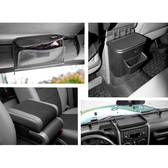 Rugged Ridge 12496.17 4 Piece Interior Comfort Kit in Black for 07-10 Jeep Wrangler JK