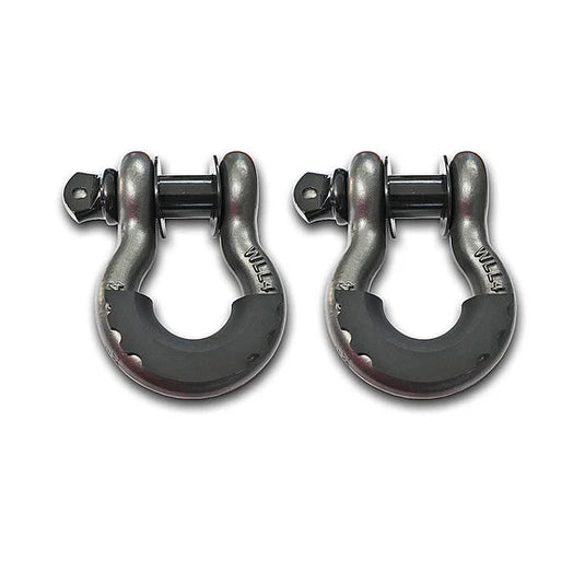 LoD Offroad SHK1000 3/4" D-Ring Shackle Kit in Gray with Isolators