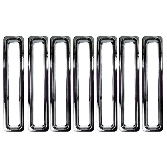 Rampage Products 7511 Chrome Grille Inserts for 97-06 Jeep Wrangler TJ