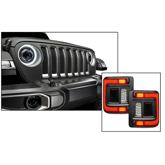 Load image into Gallery viewer, Oracle Lighting Oculus 9&quot; Bi-LED Projector Headlights for 18-24 Jeep Wrangler JL &amp; 20-24 Gladiator JT
