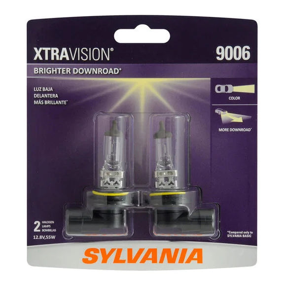 Sylvania 9006XV.BP2 #9006 XtraVision Halogen Headlight Bulb 2 Pack