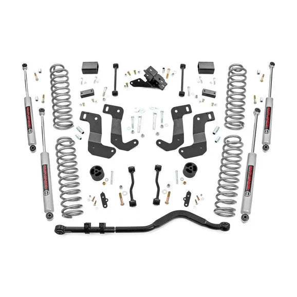 Rough Country 62930 3.5in Suspension Lift Kit with Control Arm Drop for 18-23 Jeep Wrangler JL 2-Door