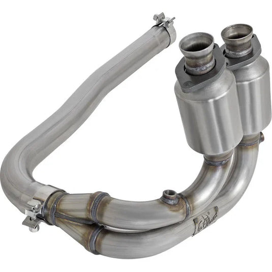 aFe Power 47-48003 Direct Fit Front Catalytic Converter for 04-06 Jeep Wrangler TJ & Unlimited with 4.0L