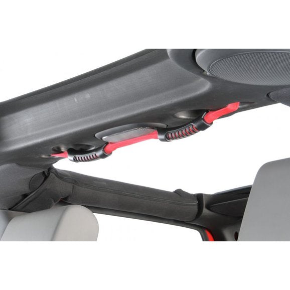 Load image into Gallery viewer, Rugged Ridge Center Roll Bar Dual Grab Handle for 07-18 Jeep Wrangler JK
