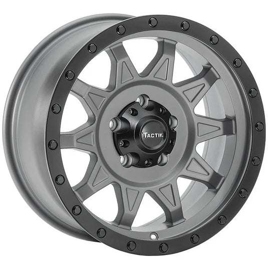 TACTIK 92615 3011 T-742 in Gun Metal Gray and Black for 07-23 Jeep Wrangler JL, JK & Gladiator JT