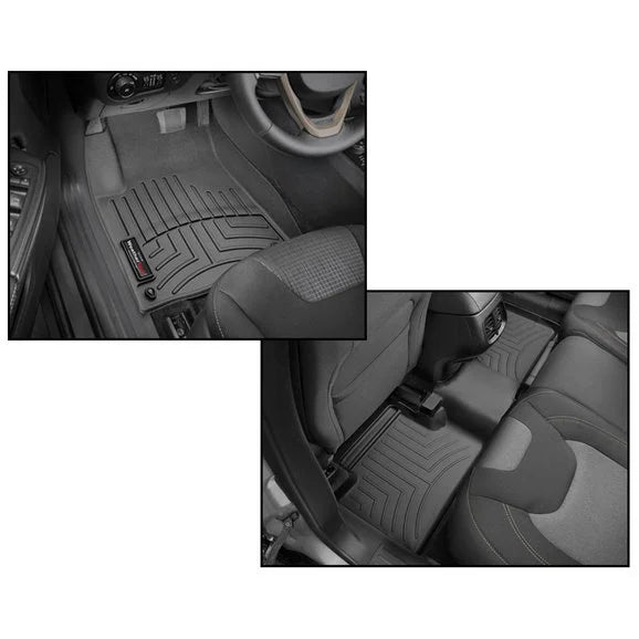 Load image into Gallery viewer, WeatherTech DigitalFit Front &amp; Rear FloorLiner for 15-21 Jeep Cherokee KL
