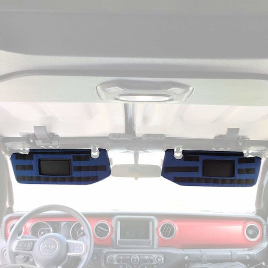 Bartact PALS MOLLE Sun Visor Covers for 20-24 Jeep Gladiator JT