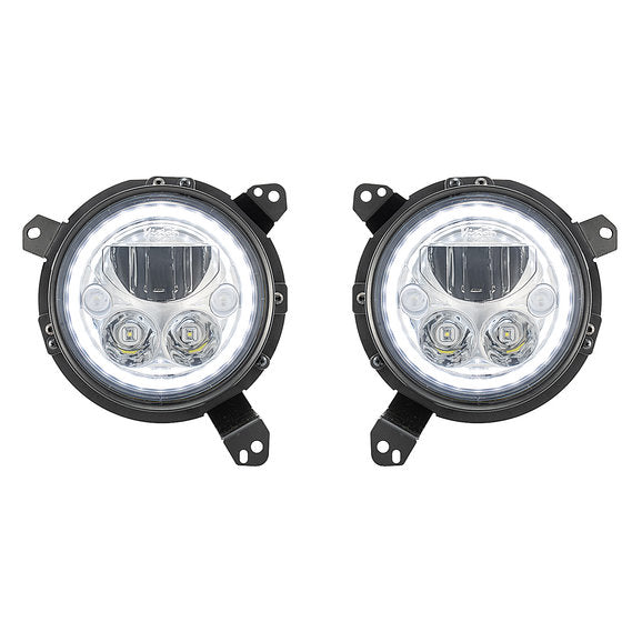 Load image into Gallery viewer, Vision X Vortex Halo LED Headlight Pair for 18-24 Jeep Wrangler JL &amp; 20-24 Gladiator JT
