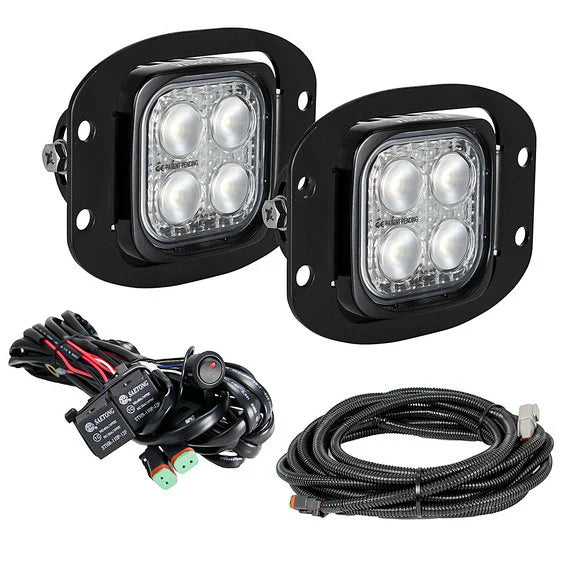 Load image into Gallery viewer, Vision X 9933115 DURAmini Flush Mount Reverse/Scene Flood Combo LED Kit
