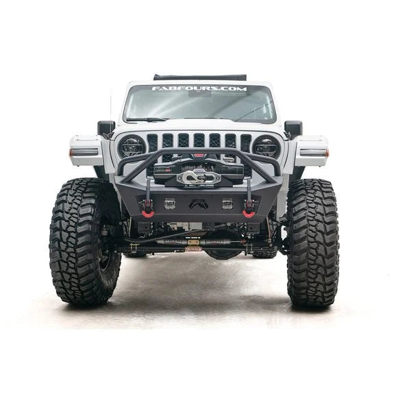 Load image into Gallery viewer, Fab Fours Front Stubby Bumper for 18-22 Jeep Wrangler JL &amp; Gladiator JT
