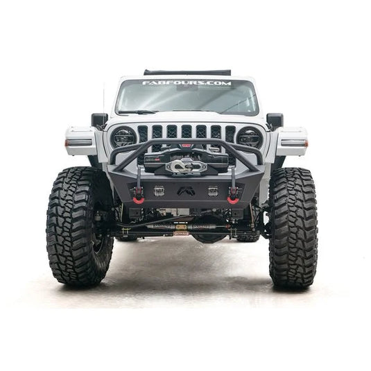 Fab Fours Front Stubby Bumper for 18-22 Jeep Wrangler JL & Gladiator JT