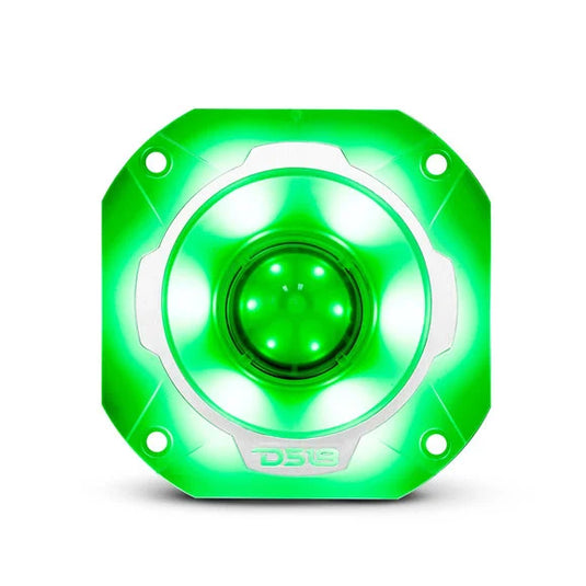 DS18 PRO-TW3L 4" Super Bullet Tweeter with RGB LED Lights