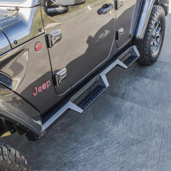 Load image into Gallery viewer, Westin HDX Drop Nerf Steps in Textured Black for 20-24 Jeep Gladiator JT
