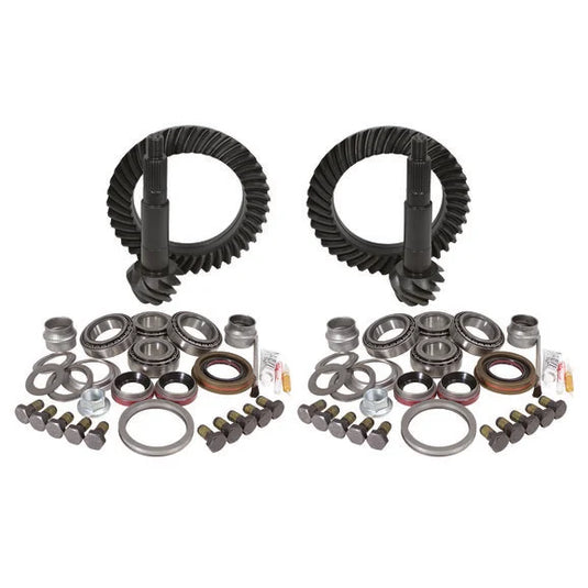 Yukon Gear & Axle Front & Rear Ring and Pinion with Master Install kits for Jeep Wrangler TJ Rubicon with Dana 44 Front / Dana 44 Rear