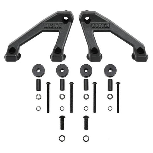 Westin 62-41075 Cowl Mount Light Bar Brackets for 18-24 Jeep Wrangler JL & Gladiator JT