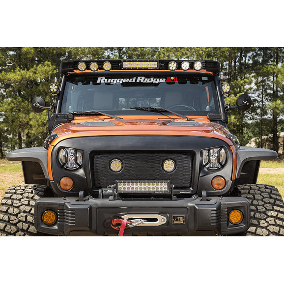 Rugged Ridge 11232.55 Elite Fast Track LED & Mirror Kit for 07-18 Jeep Wrangler JK