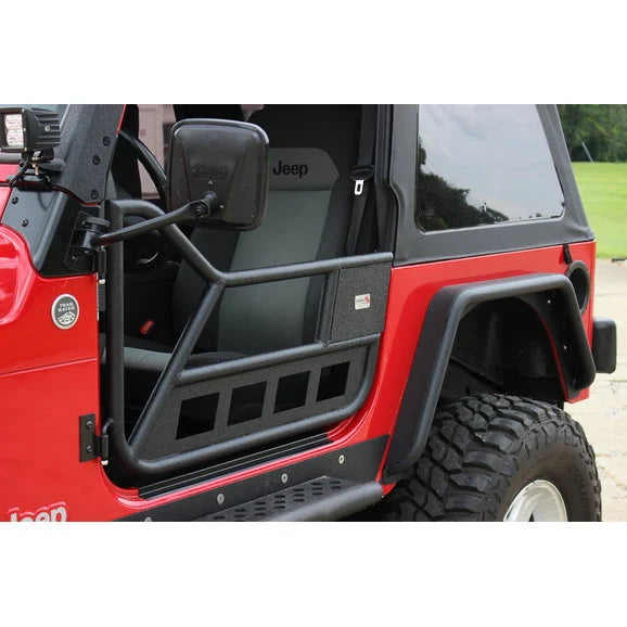 Load image into Gallery viewer, Fishbone Offroad FB24077 Tube Doors for 97-06 Jeep Wrangler TJ
