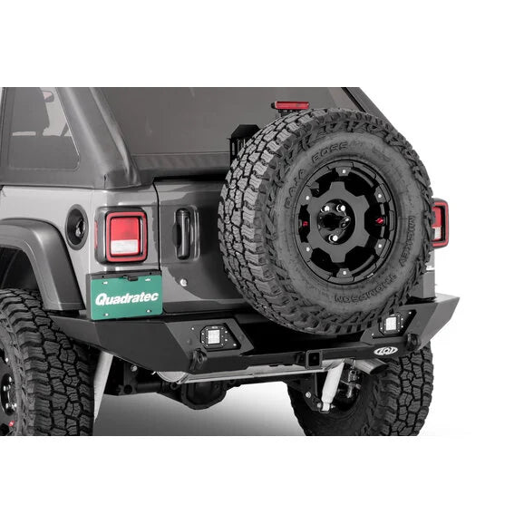 LoD Offroad JBC1841 Destroyer Rear Full Width Bumper with Tire Carrier for 18-24 Jeep Wrangler JL