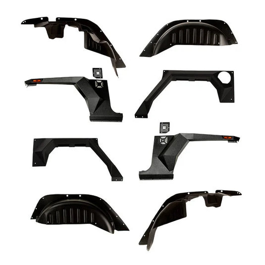 Rugged Ridge 11615.05 XHD Armor Fenders & Liner Kit for 07-18 Jeep Wrangler JK 2 Door