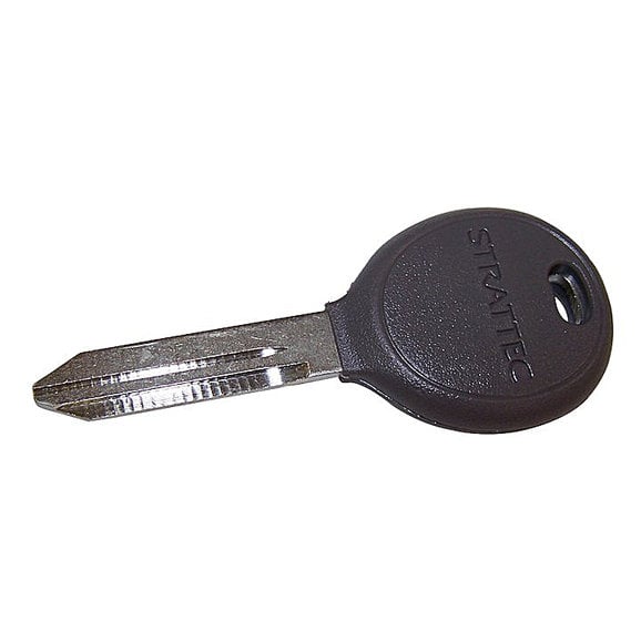 Crown Automotive 5010366AA Blank Transponder Key for 98-06 Jeep Wrangler TJ & Unlimited; 98-01 Cherokee XJ; 99-04 Grand Cherokee WJ; 02-04 Liberty KJ and 08-12 Liberty KK