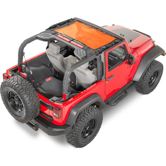 Dirtydog 4X4 Front Sun Screen for 07-18 Jeep Wrangler JK