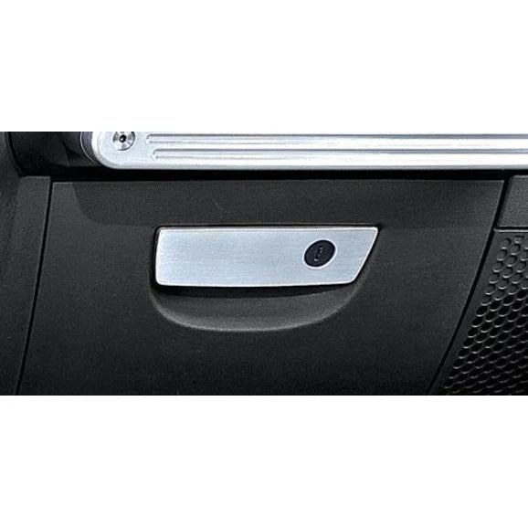 Load image into Gallery viewer, DV8 Offroad JP-180001-AL Aluminum Glove Box Handle Cover for 07-18 Jeep Wrangler JK
