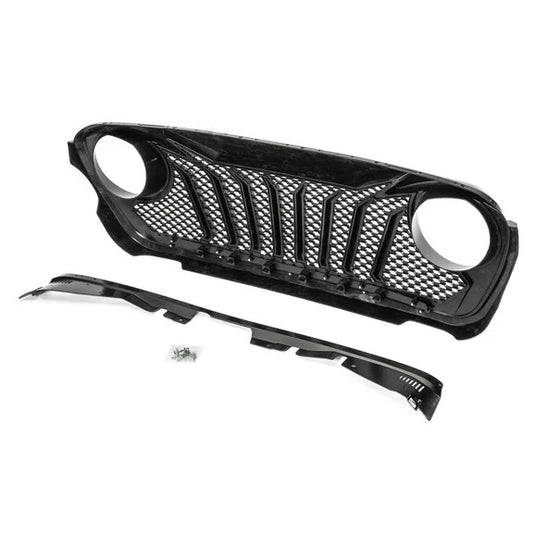 Overtread 19031 Titus Front Grille for 18-21 Jeep Wrangler JL & Gladiator JT