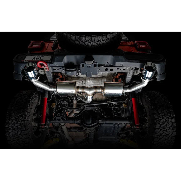 Load image into Gallery viewer, AWE Exhaust Tread Edition Axle Back Exhaust System for 18-22 Jeep Wrangler JL with 3.6L or 2.0L Engine
