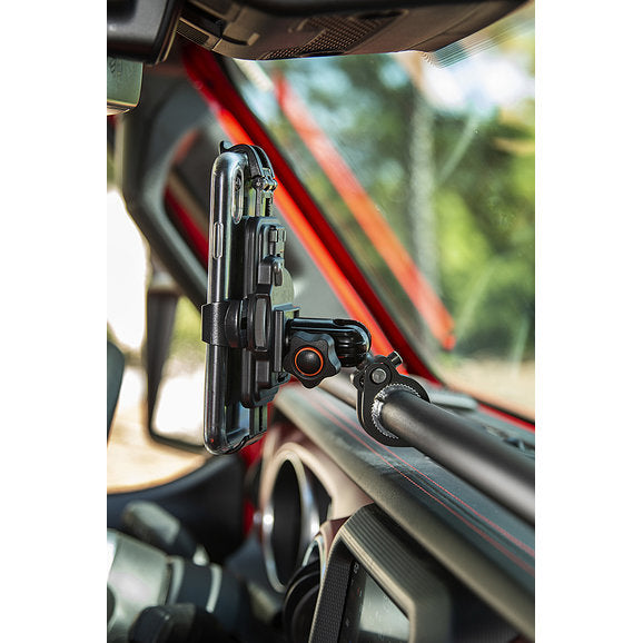 Load image into Gallery viewer, Rugged Ridge Universal Mobile Device Mounts for 18-23 Jeep Wrangler JL &amp; 20-23 Gladiator JT with Rugged Ridge Gear-Vise Dash Bar
