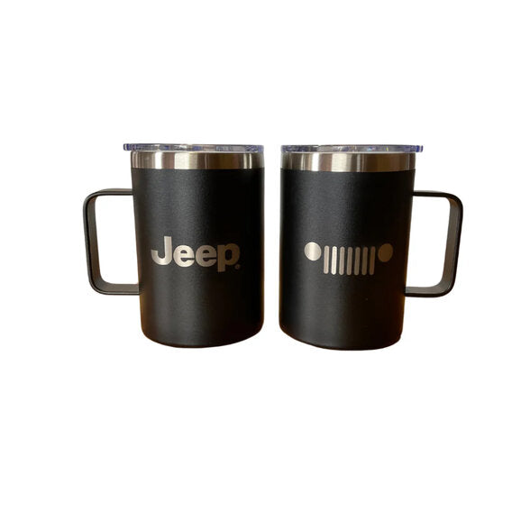 Load image into Gallery viewer, Jeep Merchandise Jeep Powder Coated Camper Mug- 20oz
