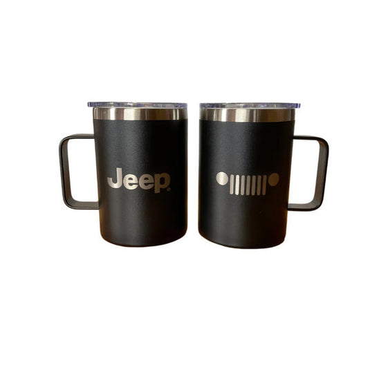 Jeep Merchandise Jeep Powder Coated Camper Mug- 20oz