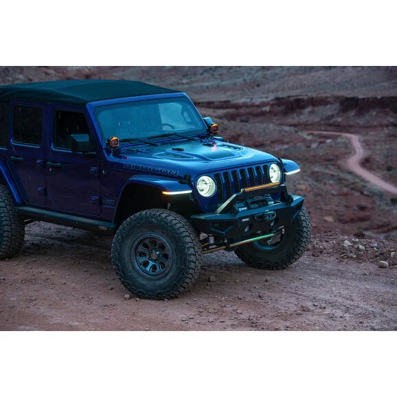 Load image into Gallery viewer, TACTIK TT-LED-DRL-HALO-9 9&quot; LED Headlights with DRL Halo for 18-24 Jeep Wrangler JL &amp; Gladiator JT
