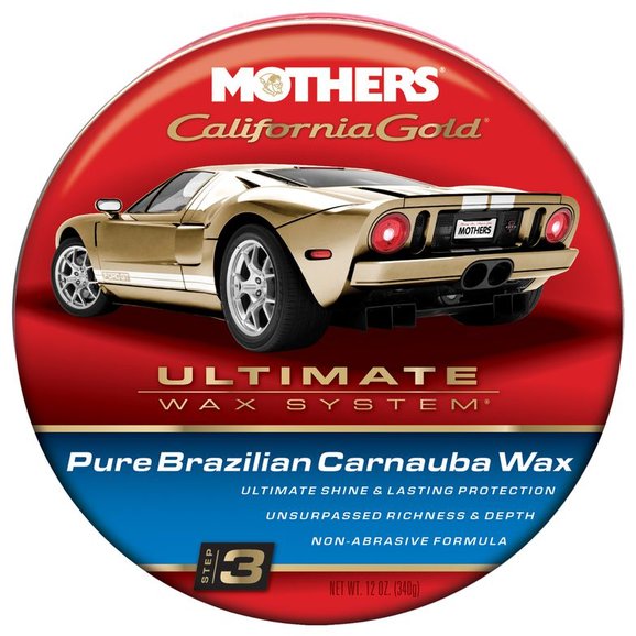 Mothers 05550 California Gold Pure Brazilian Carnauba Wax Paste- Step 3