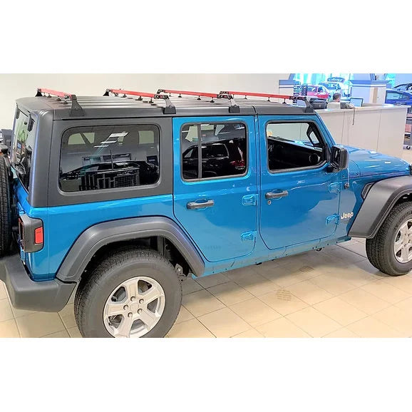 Load image into Gallery viewer, Exposed Racks 4pc Hardtop Tent Roof Rack for 18-24 Jeep Wrangler JL &amp; Gladiator JT
