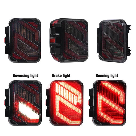 Load image into Gallery viewer, Overtread Skyline Elite LED Tail Light for 20-24 Jeep Gladiator JT
