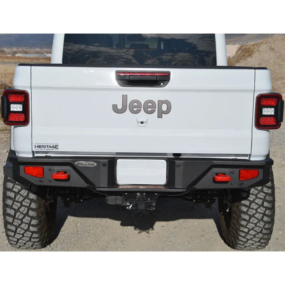 Load image into Gallery viewer, Rock Slide Engineering RB-F-101-JT Rigid Series Full Rear Bumper for 20-21 Jeep Gladiator JT
