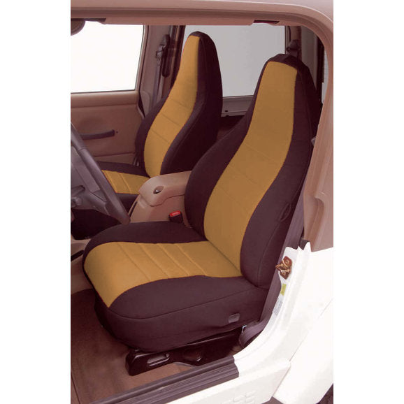 Load image into Gallery viewer, Rugged Ridge Neoprene Custom-Fit Front Seat Covers for 97-02 Jeep Wrangler TJ
