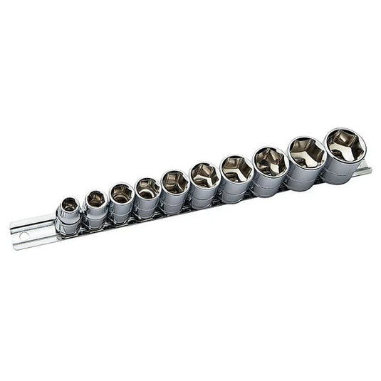 Eastwood 32169 10pc- 3/8 Inch Drive SAE Shallow Socket Set