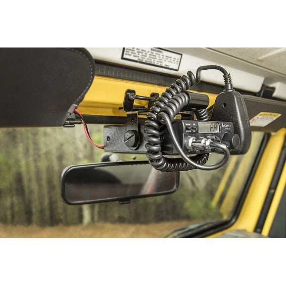 Rugged Ridge 13551.08 CB Radio Windshield Mount for 97-02 Jeep Wrangler TJ