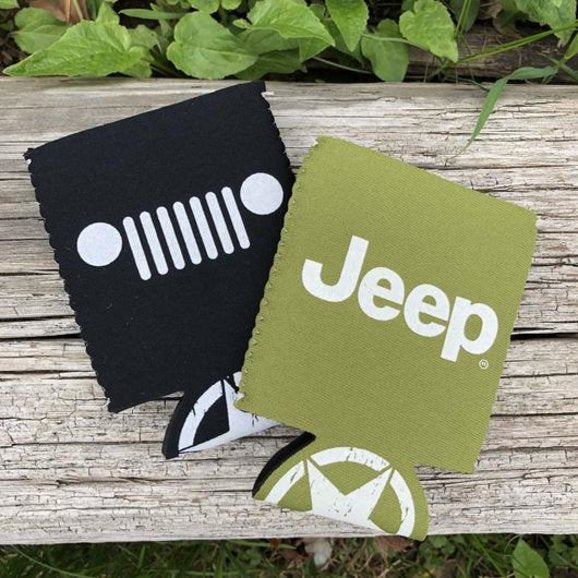 Jeep Merchandise Jeep Logo Beverage Koozie 2-Pack