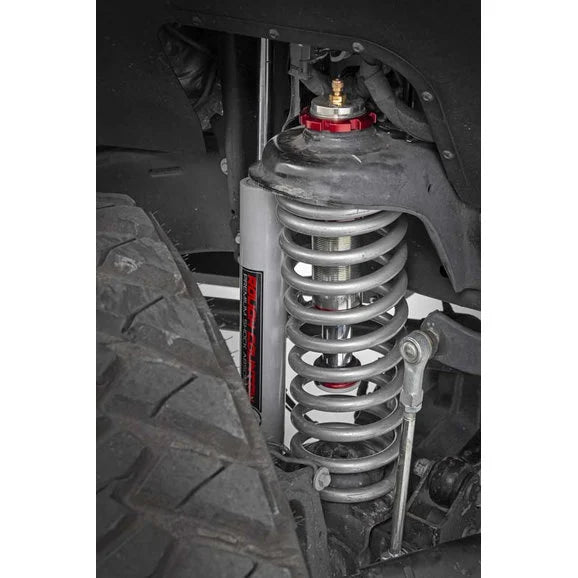 Load image into Gallery viewer, Rough Country BST3000 Threaded Hydraulic Bump Stops for 07-24 Jeep Wrangler JL, JK &amp; Gladiator JT
