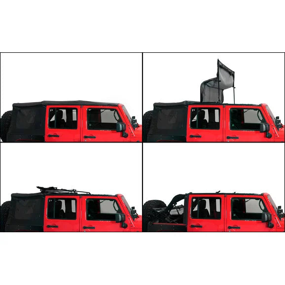 Load image into Gallery viewer, King 4WD Premium Replacement Soft Top for 07-18 Jeep Wrangler Unlimited JK 4-Door
