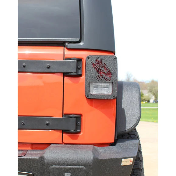 Load image into Gallery viewer, Fishbone Offroad FB31043 Tail Light Covers for 07-18 Jeep Wrangler JK
